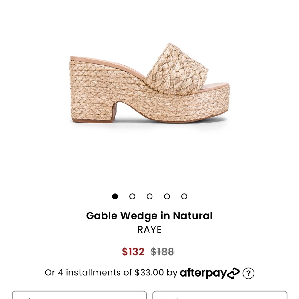 RAYE X Revolve Gable Wedge
